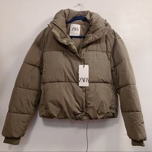 New With Tags Zara Water Repellent Jacket Size M